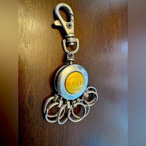 Relic Dual-Tone Keychain with Multiple Rings